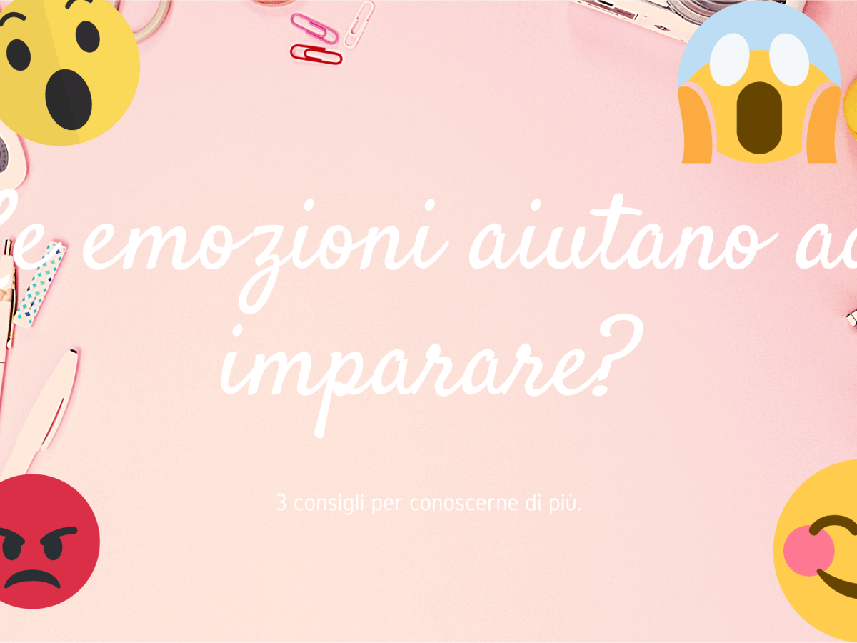 Le emozioni aiutano ad&nbsp;imparare?